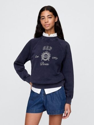 Gap × DÔEN Yetişkin VintageSoft Logo Sweatshirt