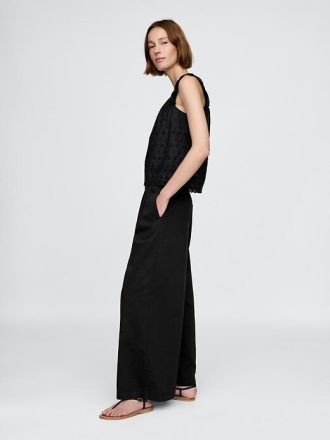 Gap × DÔEN Yüksek Bel Pileli Pantolon