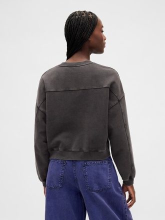 Gap × Disney Tim Burton’ın Kabus Öncesi Noel Ağır Sıklet Kafatası Sweatshirt’ü