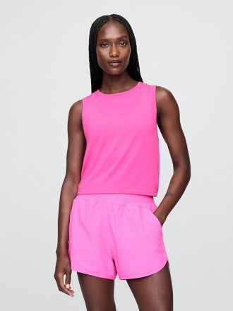 GapFit Breathe Crop Muscle Tank Top
