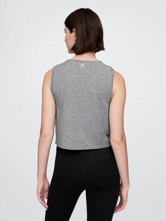 GapFit Breathe Crop Muscle Tank Top