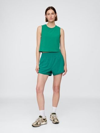 GapFit Breathe Crop Muscle Tank Top