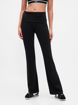 GapFit Smooth Foldover Mini Flare Tayt