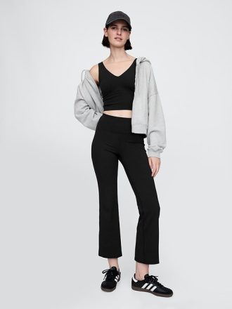 GapFit Smooth Yüksek Bel Kırpılmış Paça Tayt