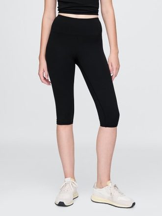 GapFit Smooth Yüksek Bel Kırpılmış Tayt