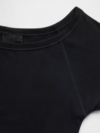 GapStudio Jersey Omuz Açık Midi Elbise