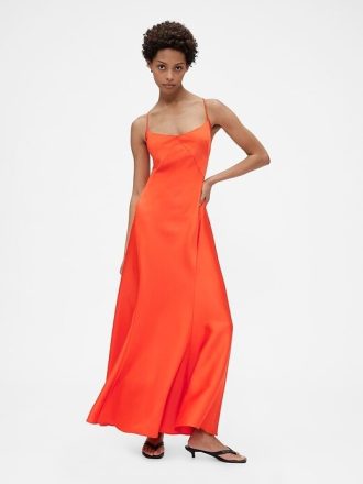 GapStudio Saten Slip Elbise