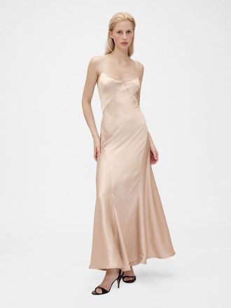 GapStudio Saten Slip Elbise