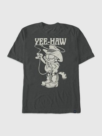 Garfield Yee-Haw Grafik Tişörtü