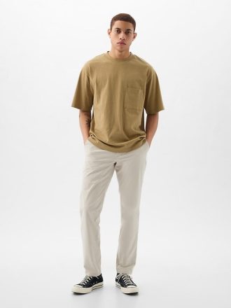Hibrit İnce Khaki Pantolon
