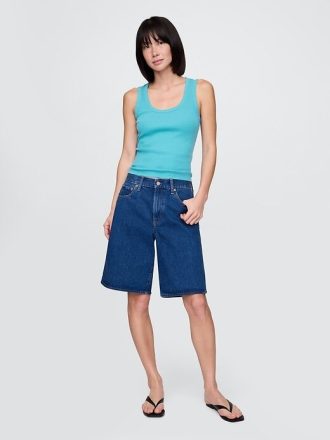 Kaburga Kepçeli Tank Top