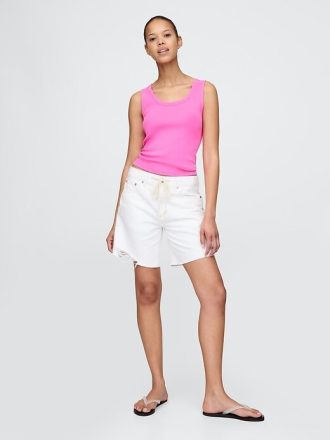 Kaburga Kepçeli Tank Top