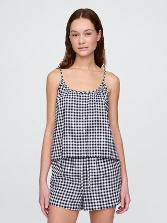 Keten Karışımlı Pijama Şortu