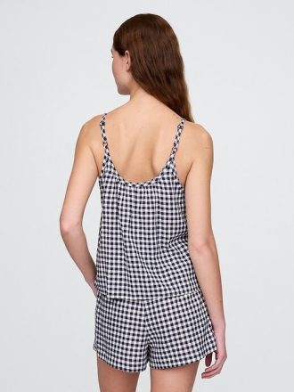 Keten Karışımlı Pijama Şortu