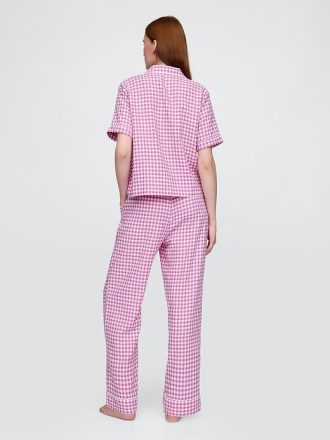 Keten Karışımlı Pijama Pantolonu