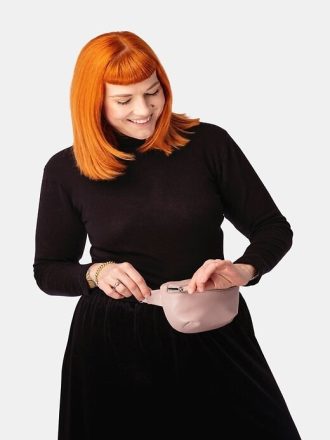 Kibou Mini Vegan Deri Cüzdan Kemer Çantası