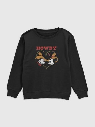 Küçük Çocuk Mickey ve Arkadaşları Howdy Yuvarlak Yaka Sweatshirt