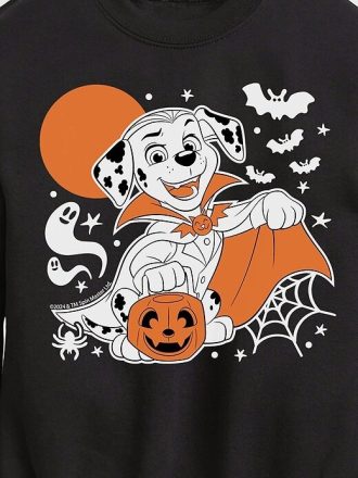 Küçük Çocuk Paw Patrol Cadılar Bayramı Yuvarlak Yaka Polar Sweatshirt