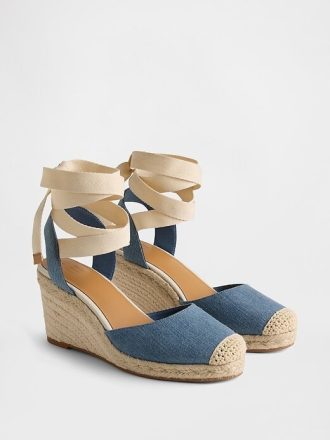 Kot Espadril Kamalı Sandaletler