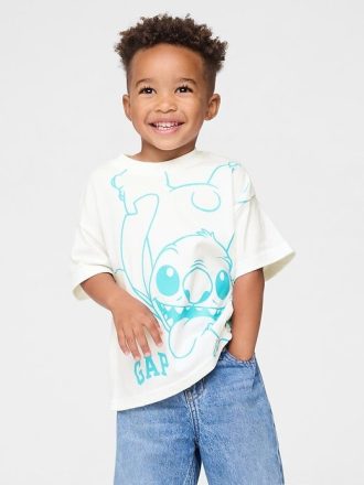 Lilo & Stitch Bebek ve Yürümeye Başlayan Çocuk Grafik Tişörtü
