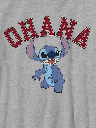 Lilo ve Stitch Ohana Üniversite Tişörtü