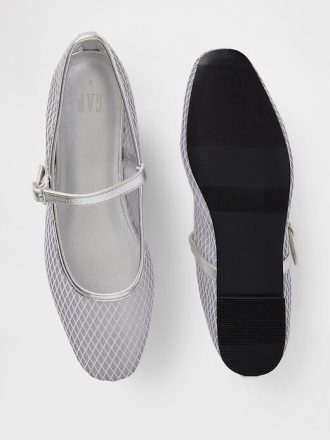 Mesh Mary Jane Flats Mesh Mary Jane Flats
