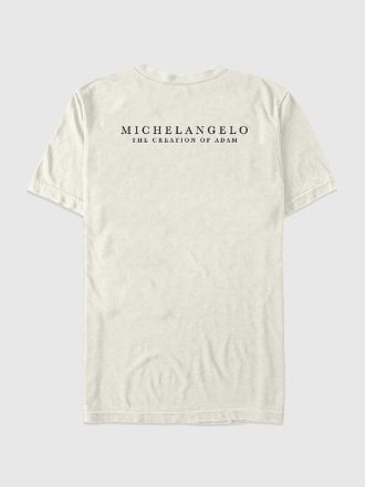 Michelangelo Yaratılışı Büyük Boy Grafik Tişört Michelangelo Yaratılışı Büyük Boy Grafik Tişört