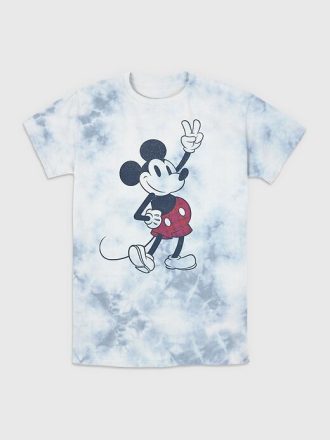 Mickey ve Arkadaşları Baskılı Mickey Grafik Tişört