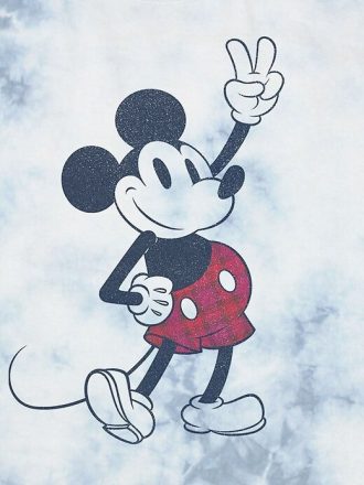 Mickey ve Arkadaşları Baskılı Mickey Grafik Tişört