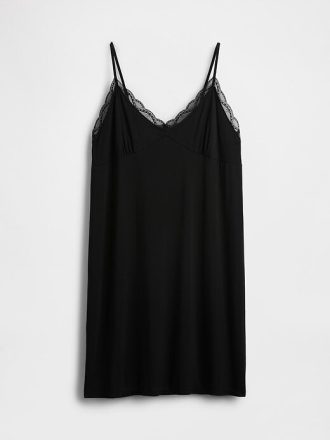 Modal Dantelli Pijama Elbisesi
