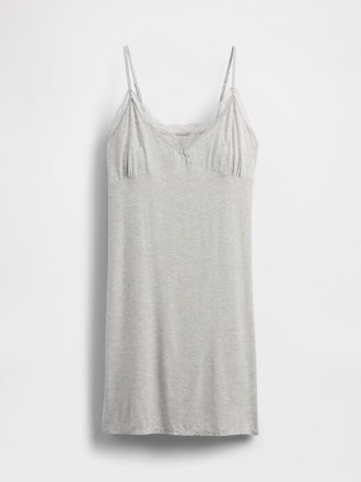 Modal Dantelli Pijama Elbisesi
