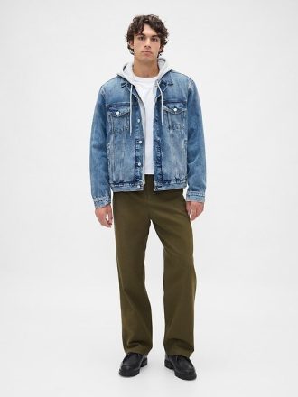Modern Bol Khaki Pantolonlar