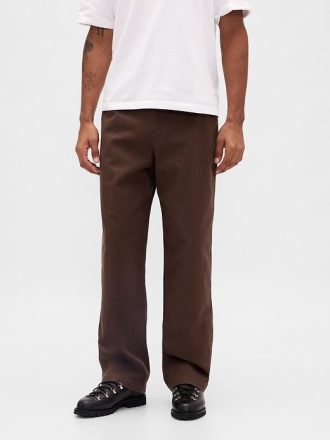 Modern Bol Khaki Pantolonlar