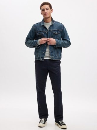 Modern Düz Khaki Pantolonlar