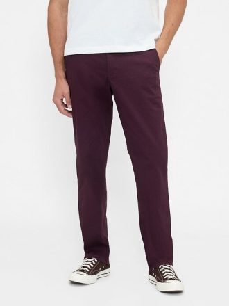 Modern Düz Khaki Pantolonlar