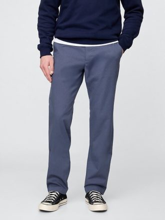 Modern Düz Khaki Pantolonlar