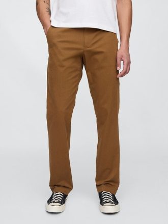 Modern Düz Khaki Pantolonlar