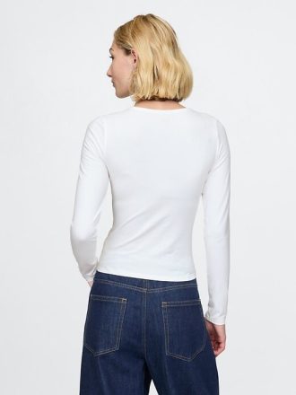 Modern Kompakt Jersey Kırpılmış Tişört