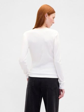Modern Rib Henley Tişörtü