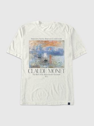 Monet Sunrise Grafik Tişört
