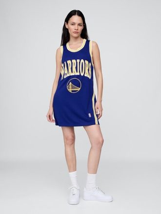 NBA Golden State Warriors Geri Dönüştürülmüş Forma Mini Elbise