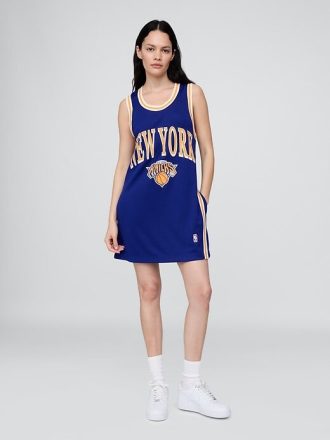 NBA New York Knicks Geri Dönüştürülmüş Forma Mini Elbise