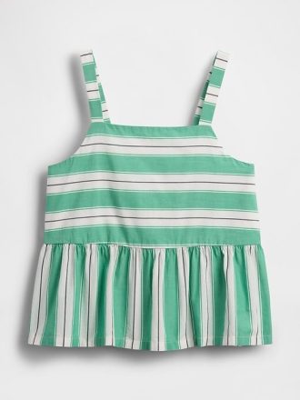 Çocuk Poplin Peplum Üst