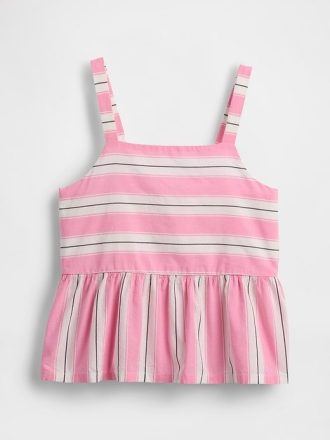 Çocuk Poplin Peplum Üst