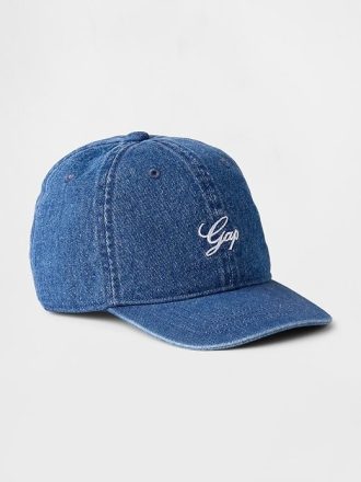 Çocuklar için Denim Gap Logolu Beyzbol Şapkası