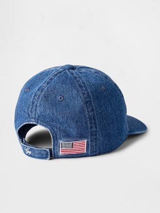 Çocuklar için Denim Gap Logolu Beyzbol Şapkası