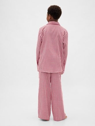 Çocuklar için Geri Dönüştürülmüş Flanel Pijama Takımı