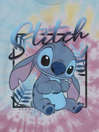 Çocuklar için Lilo ve Stitch Tie Dye Grafik Tişört