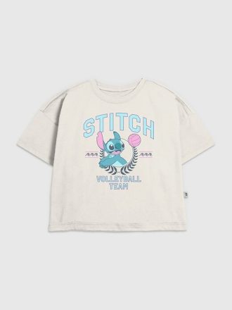 Çocuklar için Lilo ve Stitch Voleybol Takımı Grafik Tişörtü