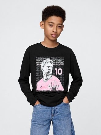 Çocuklar için Messi Grafik Tişört